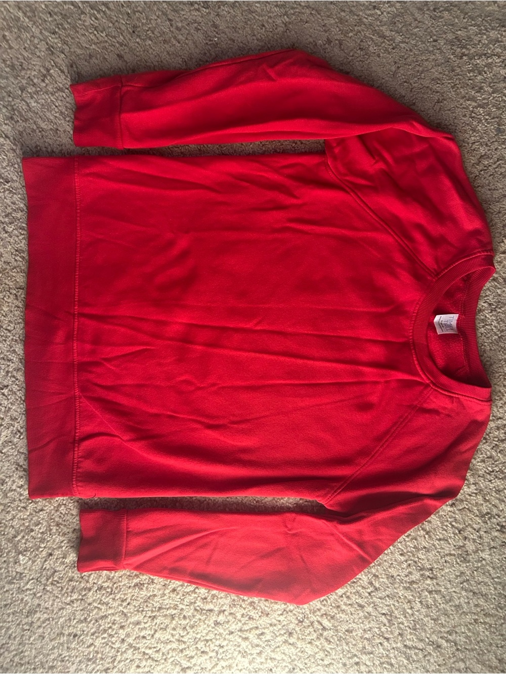 Time and Tru red crewneck sweater - small
